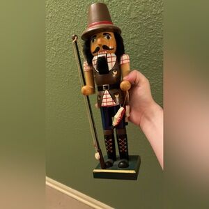 2 fisherman nutcrackers